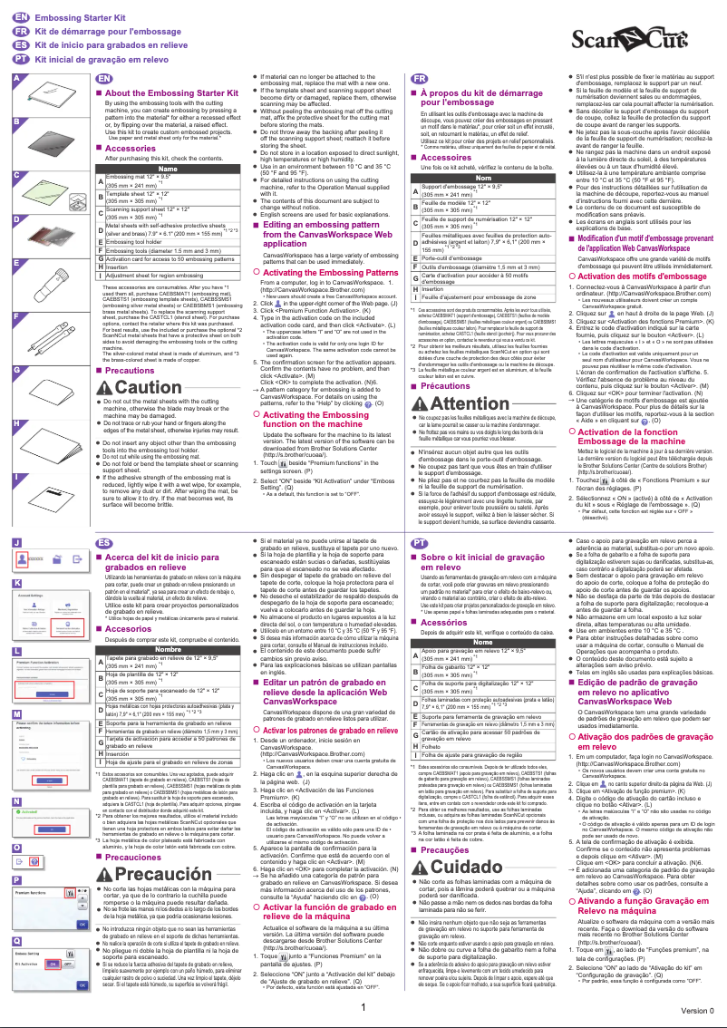 Page 1 de la notice Manuel utilisateur Brother CM350R