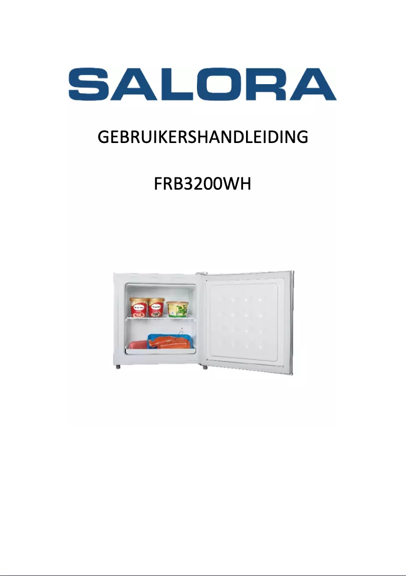 Page 1 de la notice Manuel utilisateur Salora FRB3200WH