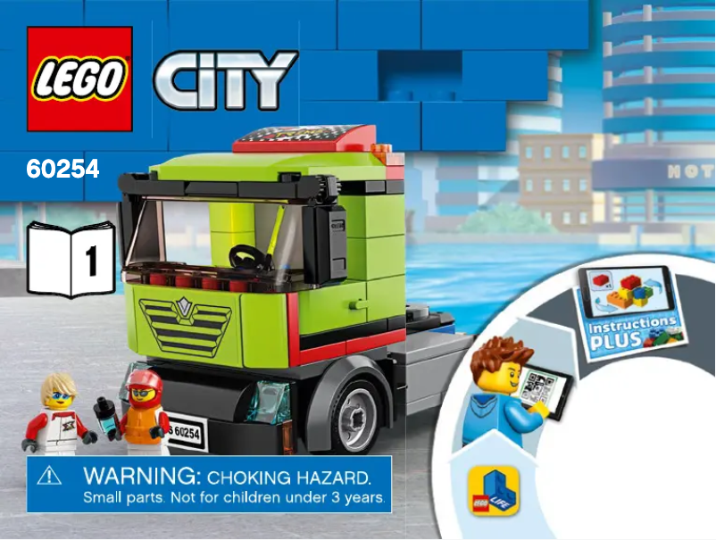 Page 1 de la notice Manuel utilisateur Lego City 60254