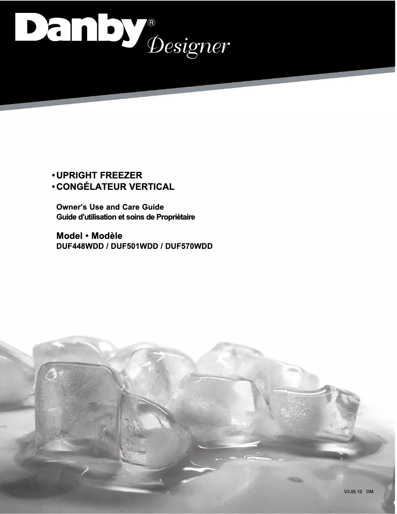 Página 1 del manual Manual de usuario Danby Designer DUF570WDD