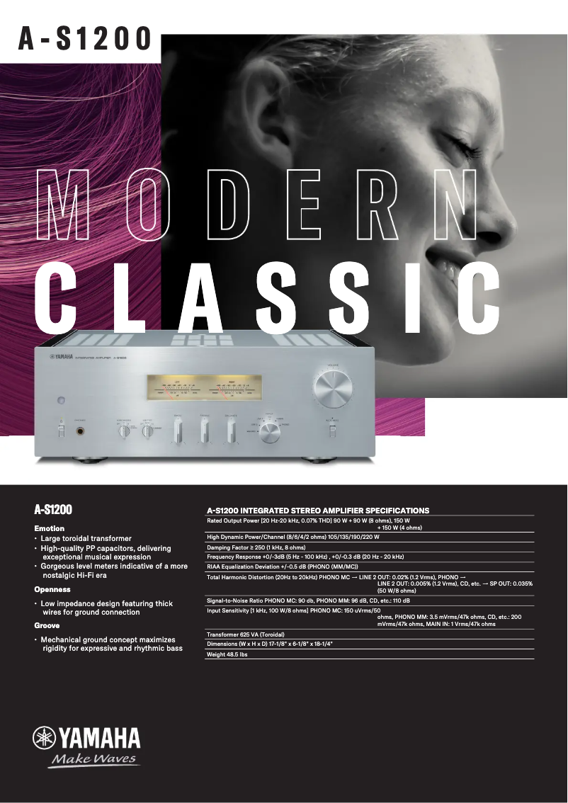 Image de la première page du manuel de l'appareil A-S3200