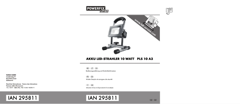 Página 1 del manual Manual de usuario Powerfix AWE 7010
