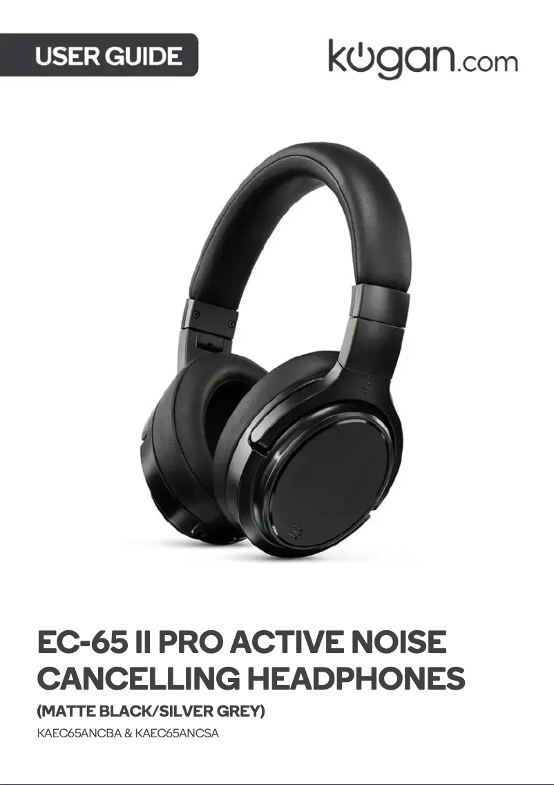 Image de la première page du manuel de l'appareil EC-65 II PRO