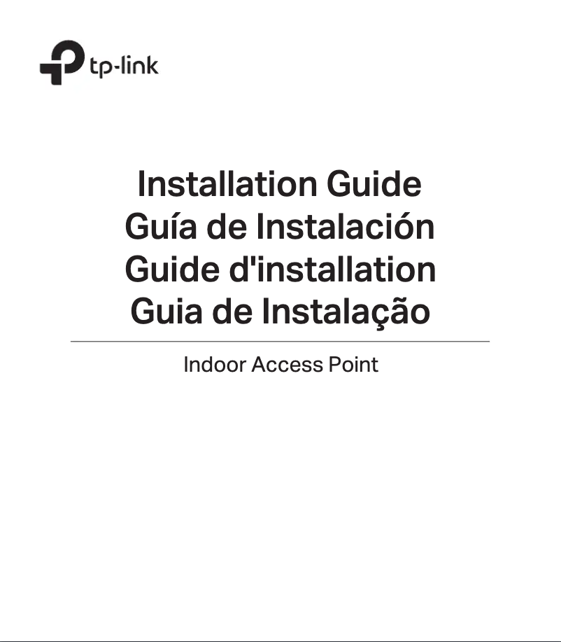 Page n°1 - Guide d'installation TP-Link Omada Pro AP9778