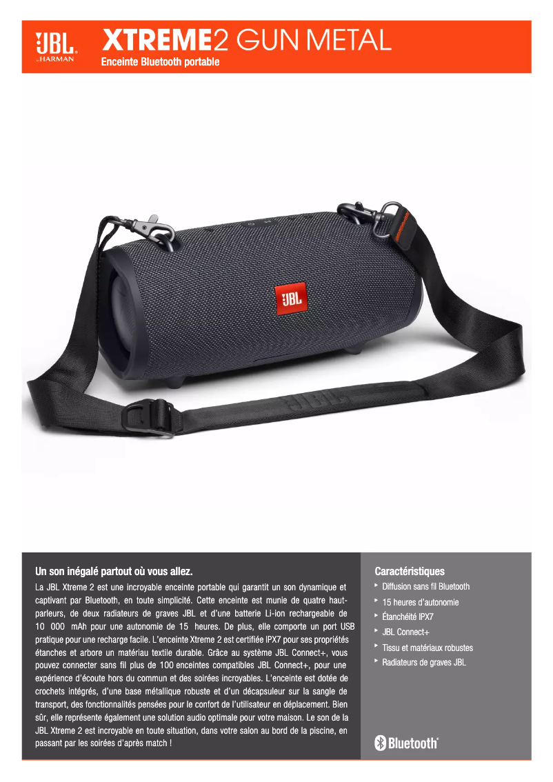 Image de la première page du manuel de l'appareil Xtreme 2