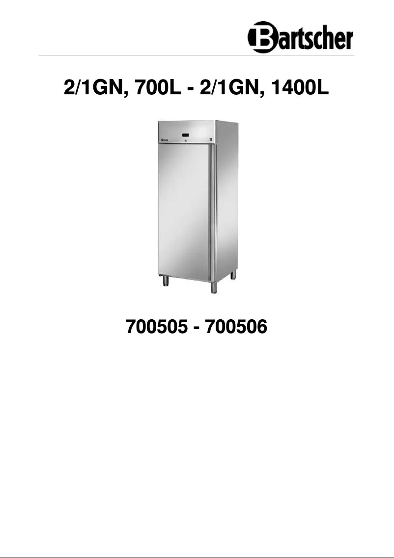 Image de la première page du manuel de l'appareil GN 1400L