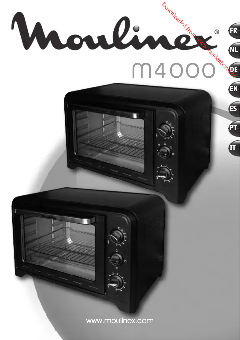 Page 1 de la notice Manuel utilisateur Moulinex Optimo OX485810