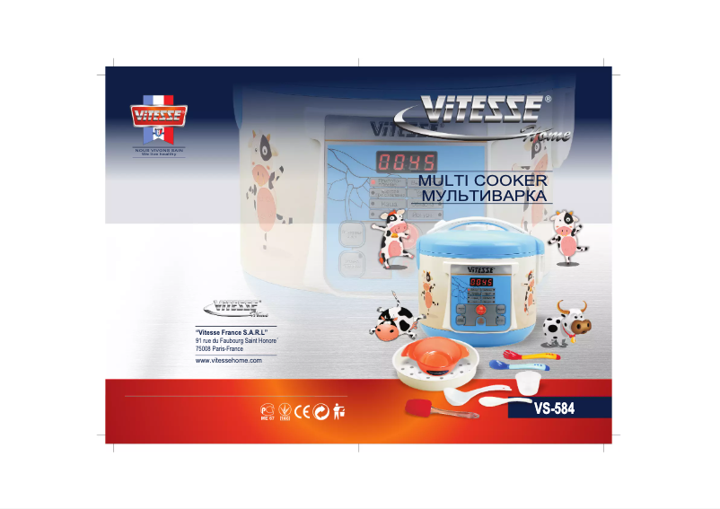 Page 1 de la notice Manuel utilisateur ViTESSE VS-584