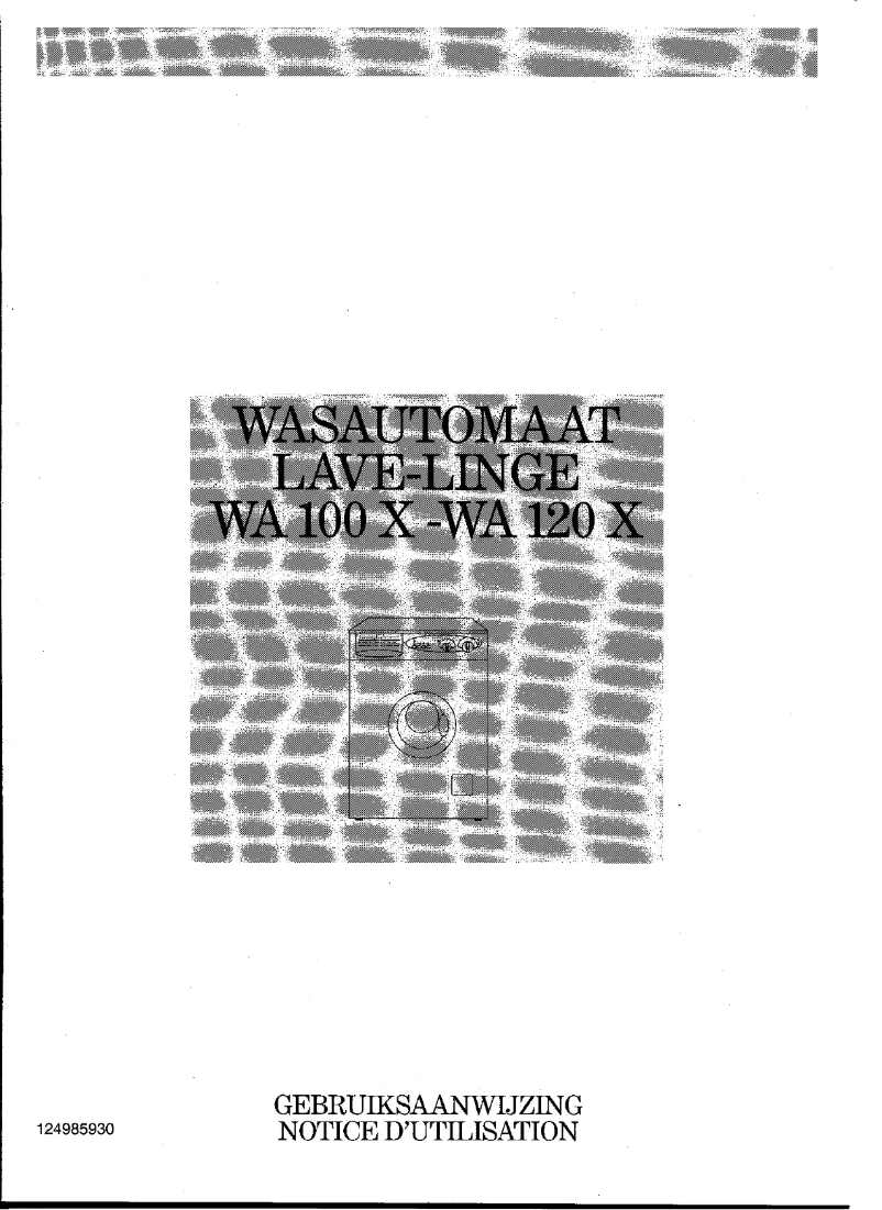 Page 1 de la notice Manuel utilisateur Hansa Wa 120 x