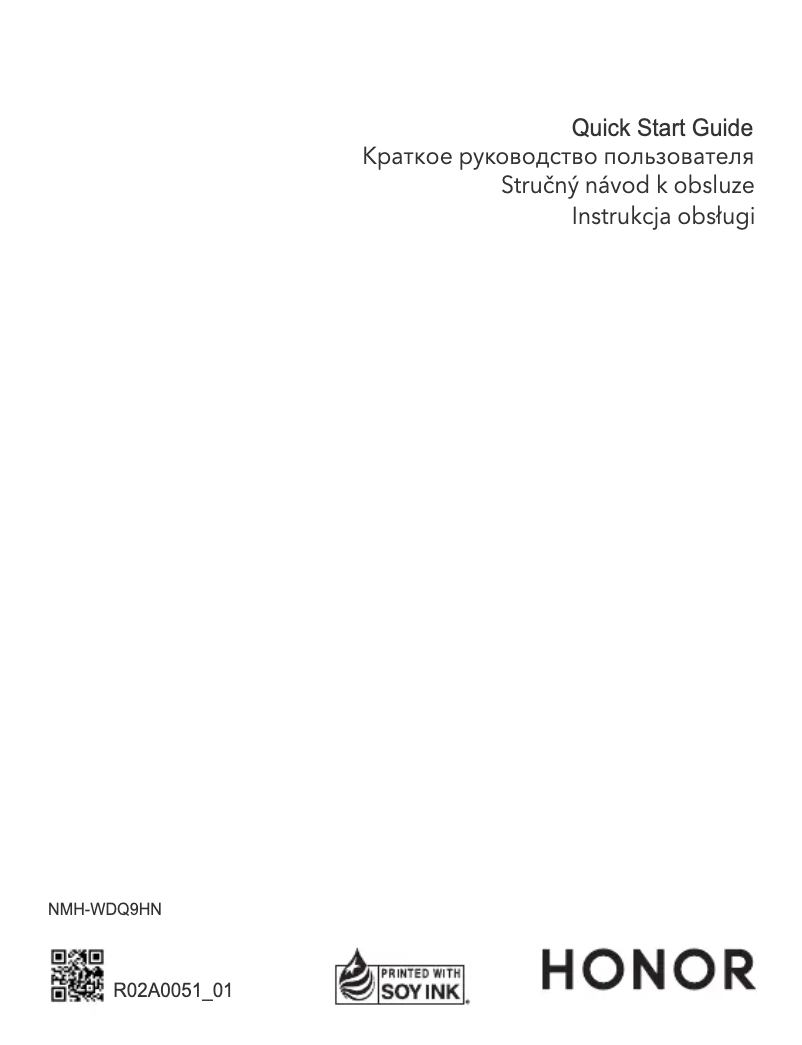 Página 1 del manual Guía de inicio rápido Honor MagicBook 14 AMD