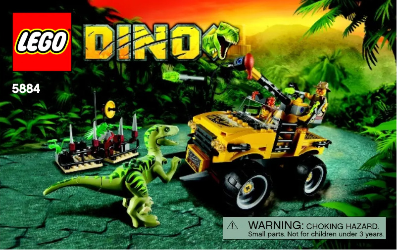 Page 1 de la notice Manuel utilisateur Lego Dino 5884