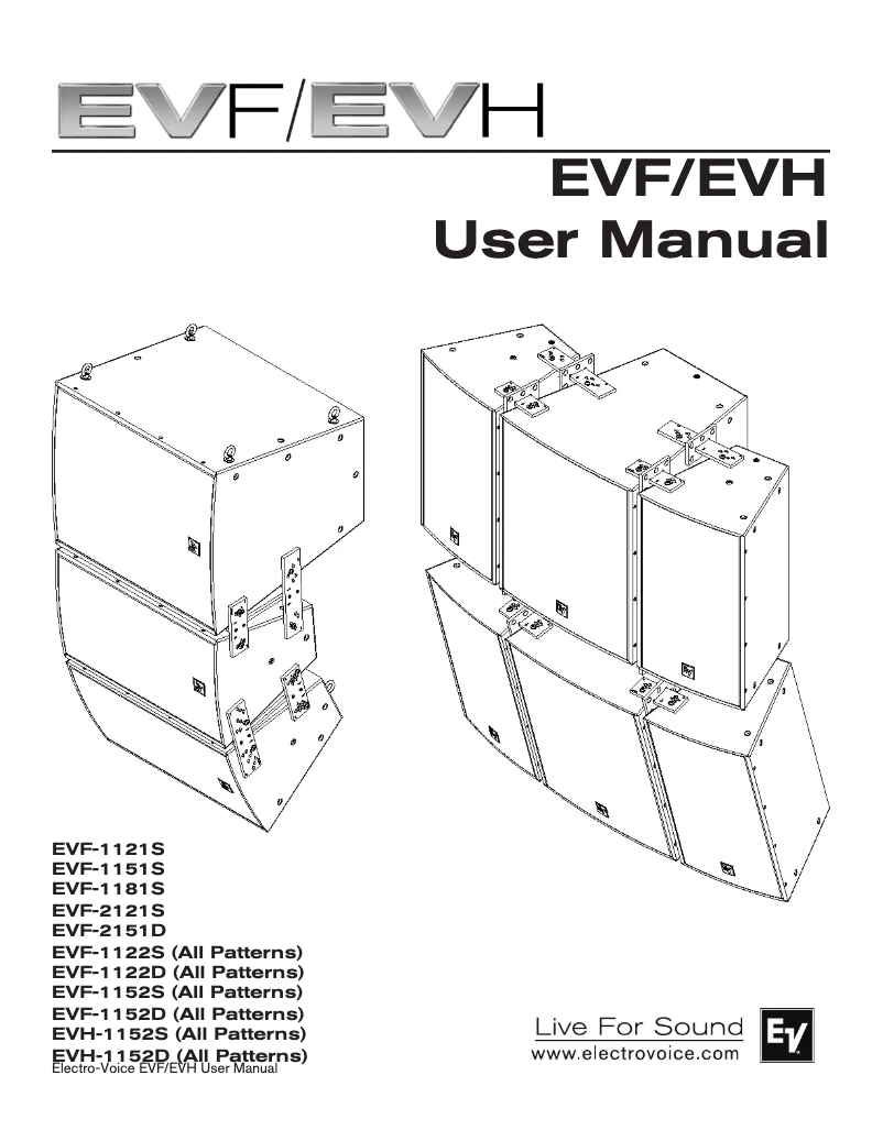 Page 1 de la notice Manuel utilisateur Bosch EVF-1122D/126