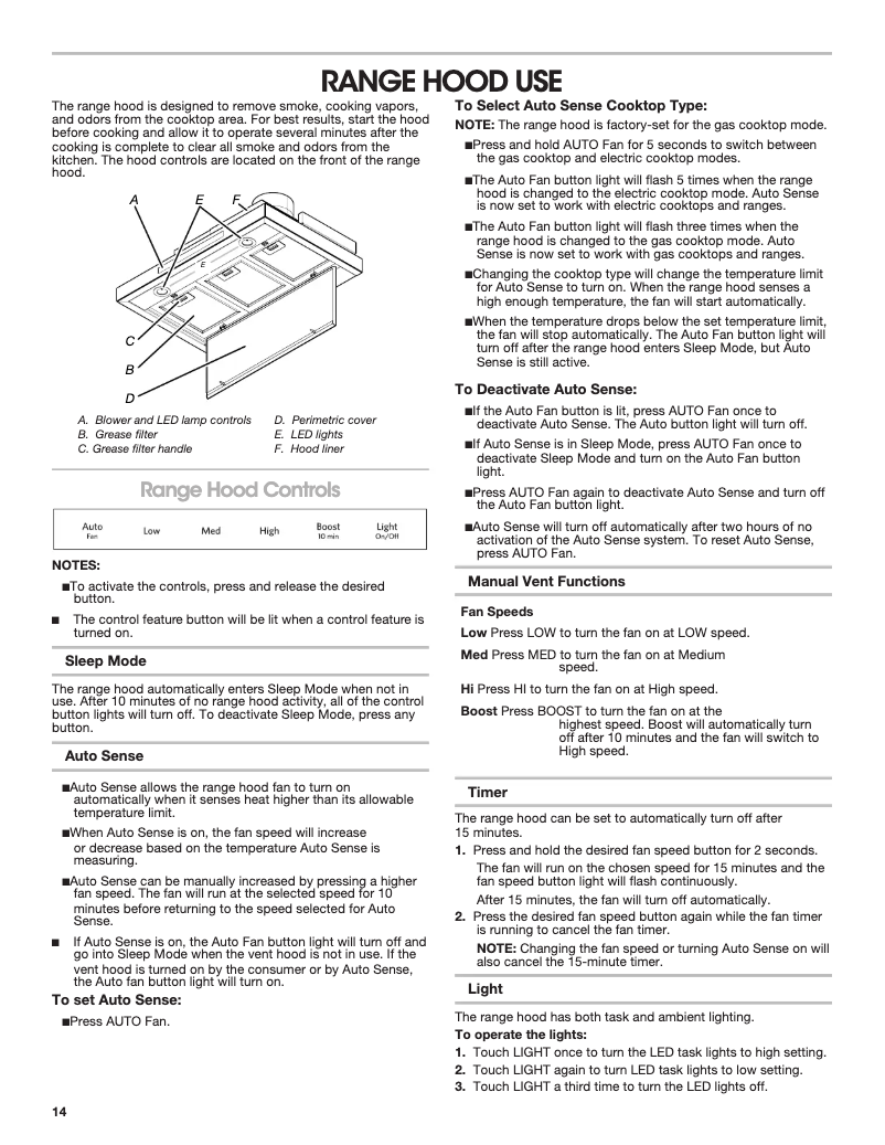 Page n°1 - Manuel d'utilisation et d'entretien KitchenAid KVUB406GSS
