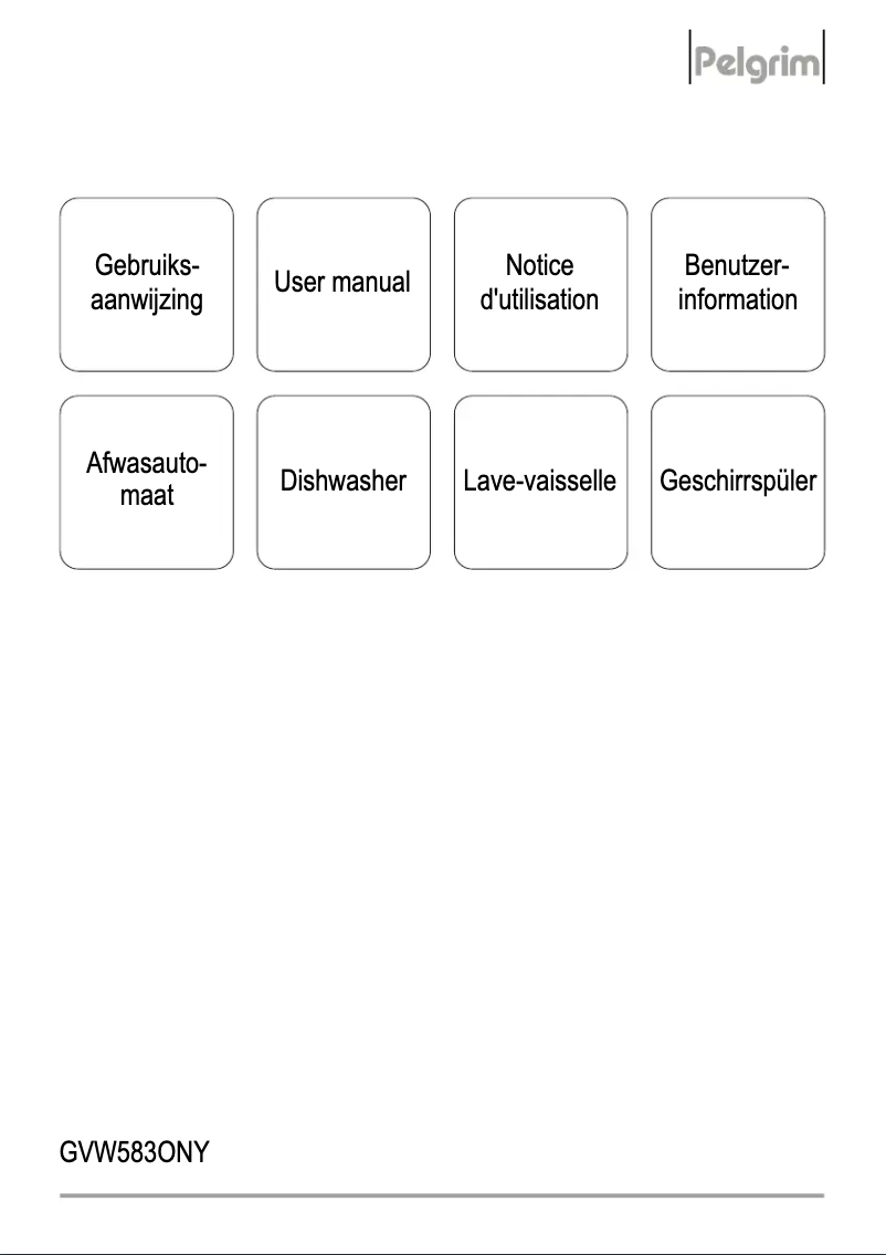 Image de la première page du manuel de l'appareil GVW583ONY