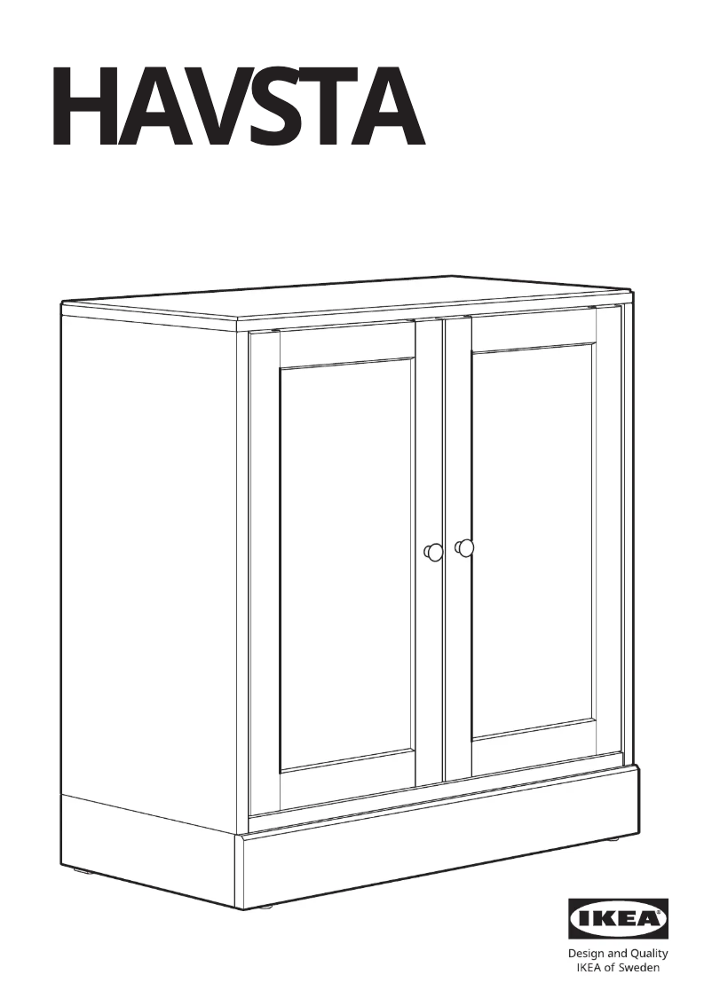 Imagen de la primera página del manual del dispositivo HAVSTA 805.292.38