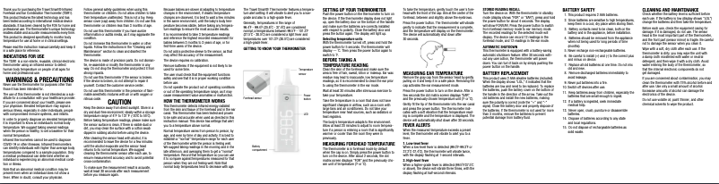 Page 1 de la notice Manuel utilisateur Conair TSIR1