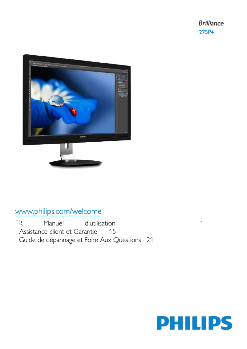 Image de la première page du manuel de l'appareil Brilliance 275P4VYKEB