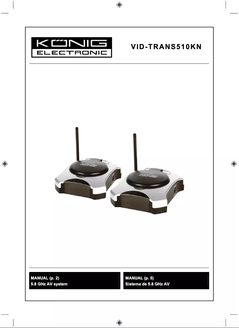 Image de la première page du manuel de l'appareil VID-TRANS510KN