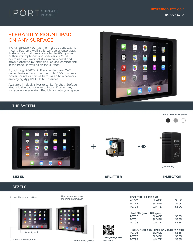 Page 1 de la notice Manuel utilisateur iPort 70797