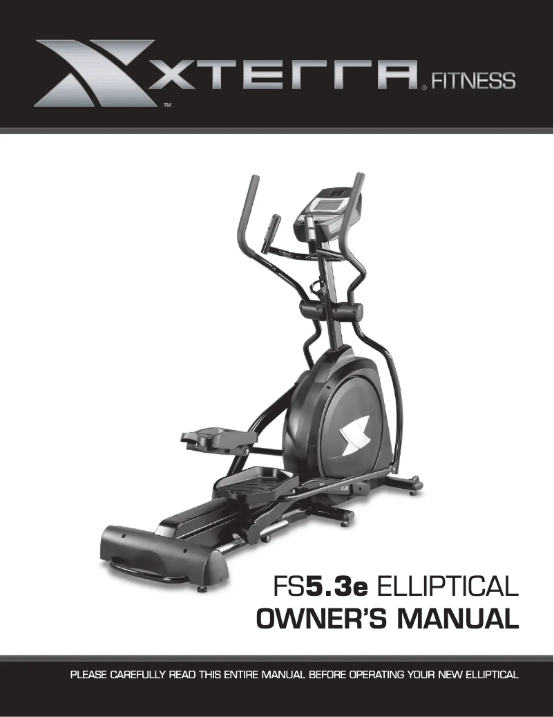 Página 1 del manual Manual de usuario Xterra FS5.3e