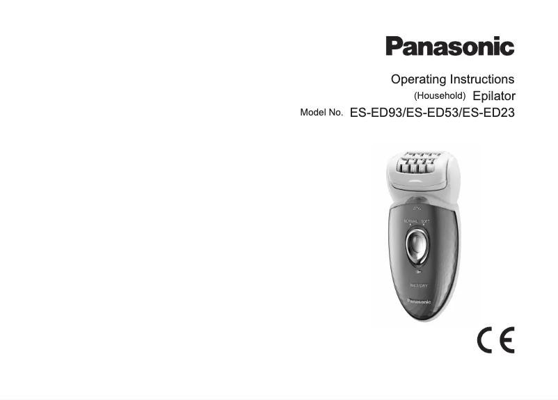 Image de la première page du manuel de l'appareil ES-ED23