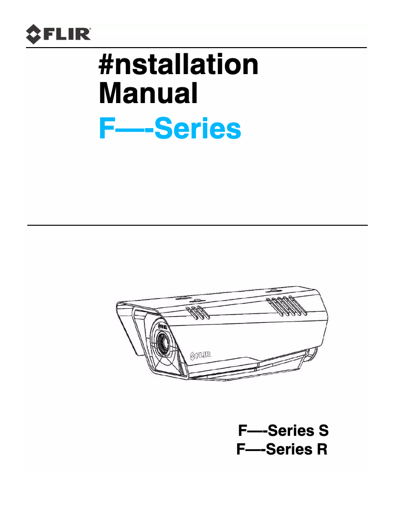 Page 1 de la notice Manuel utilisateur FLIR FC-645