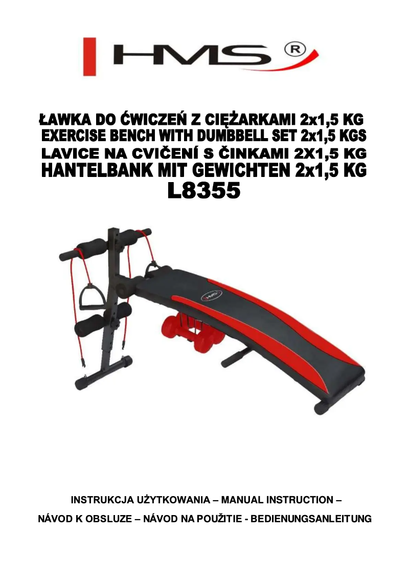 Page 1 de la notice Manuel utilisateur HMS Premium L8355