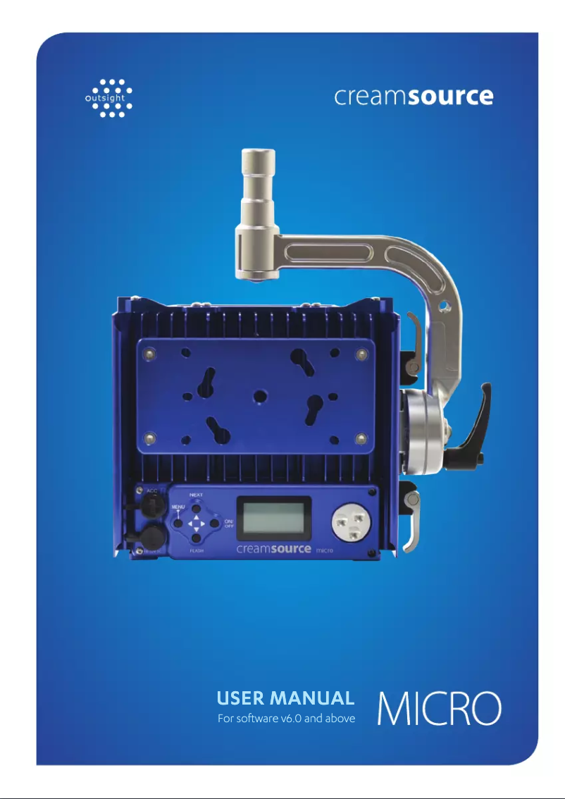 Image de la première page du manuel de l'appareil Micro