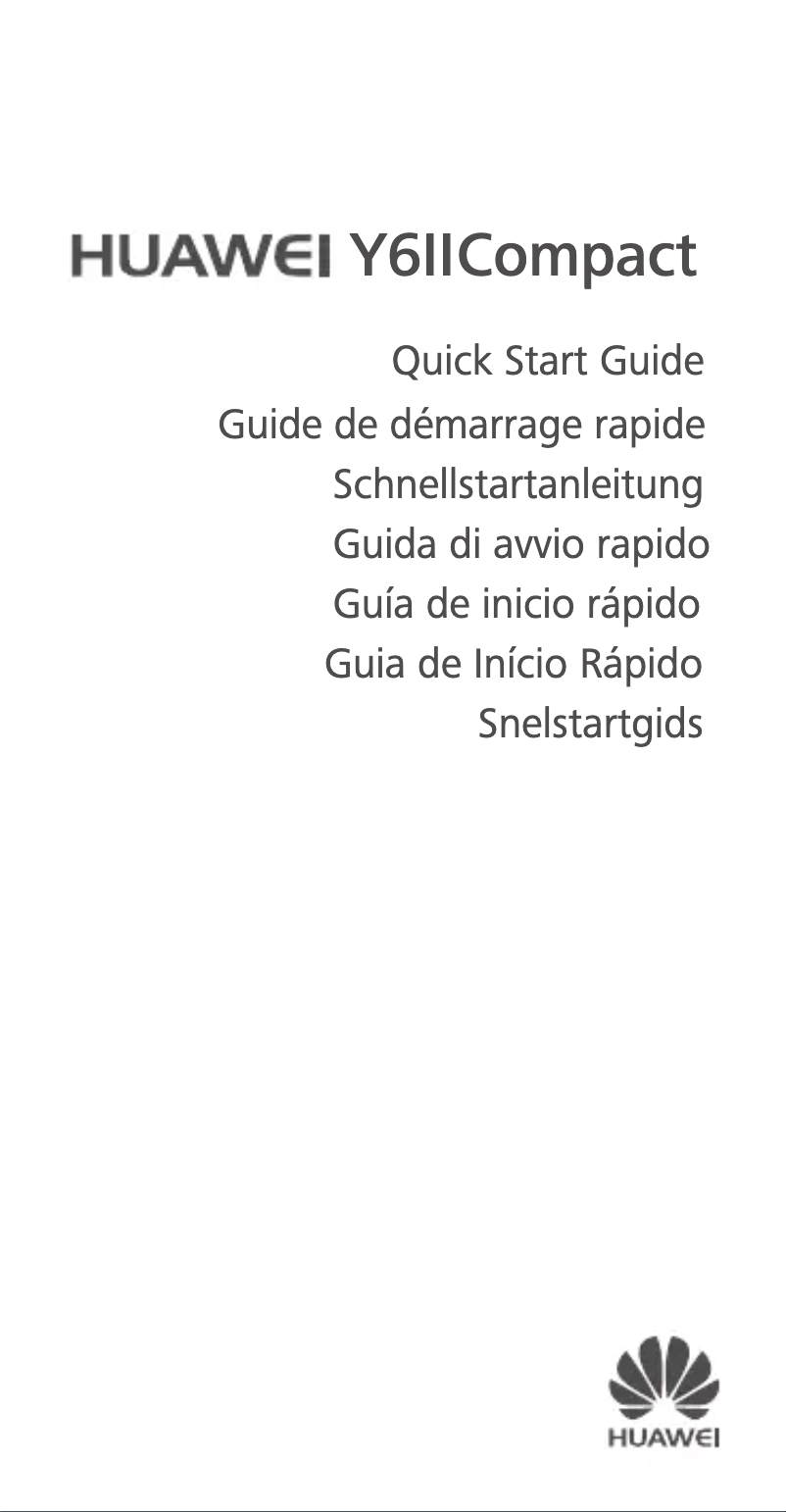 Page 1 de la notice Manuel utilisateur Huawei Y6 II Compact