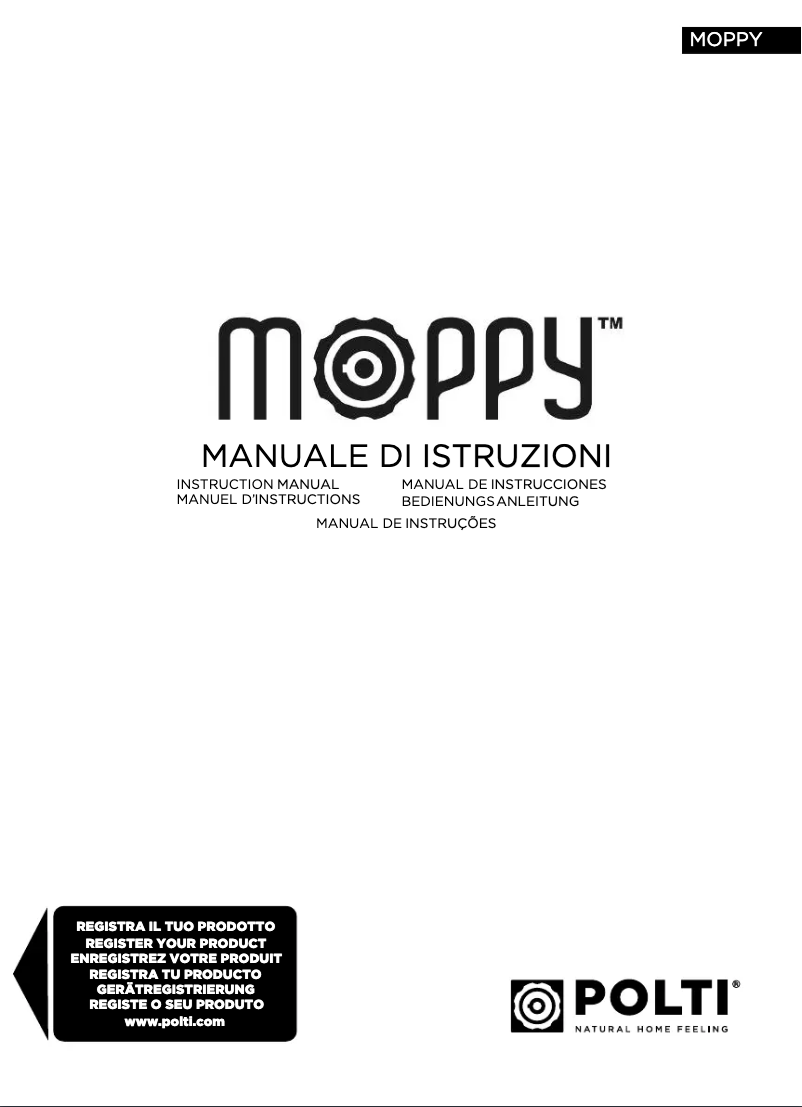 Page n°1 - Manuel utilisateur Polti Moppy