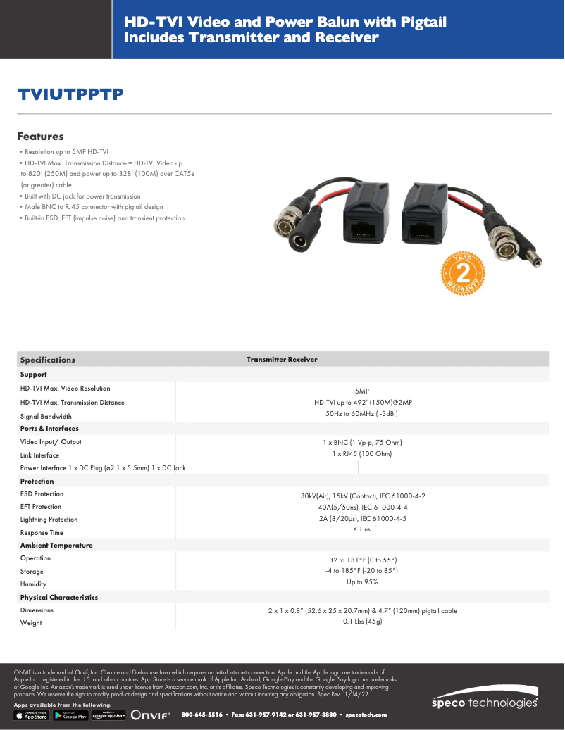 Image de la première page du manuel de l'appareil TVIUTPPTP