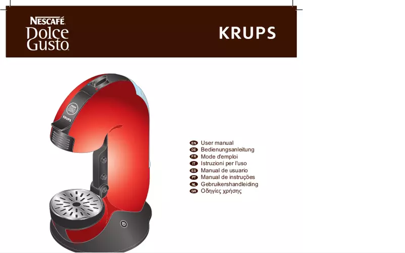 Page n°1 - Manuel utilisateur Nescafé Fontana