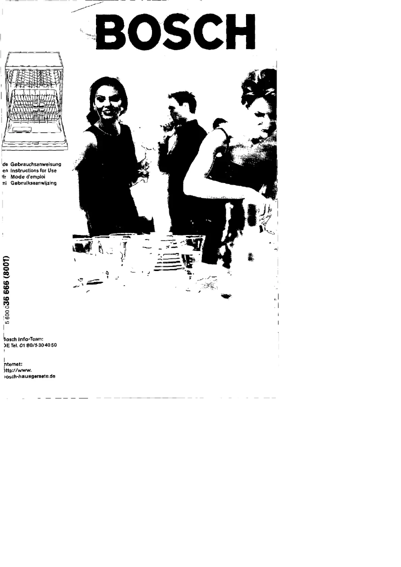 Page 1 de la notice Manuel utilisateur Bosch SGI6915