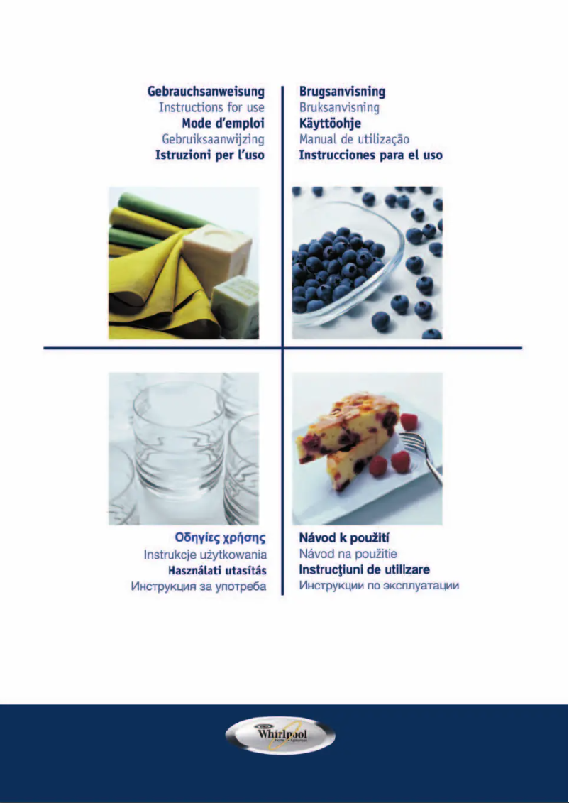 Page n°1 - Manuel utilisateur Whirlpool ARC 7558 IX AQUA