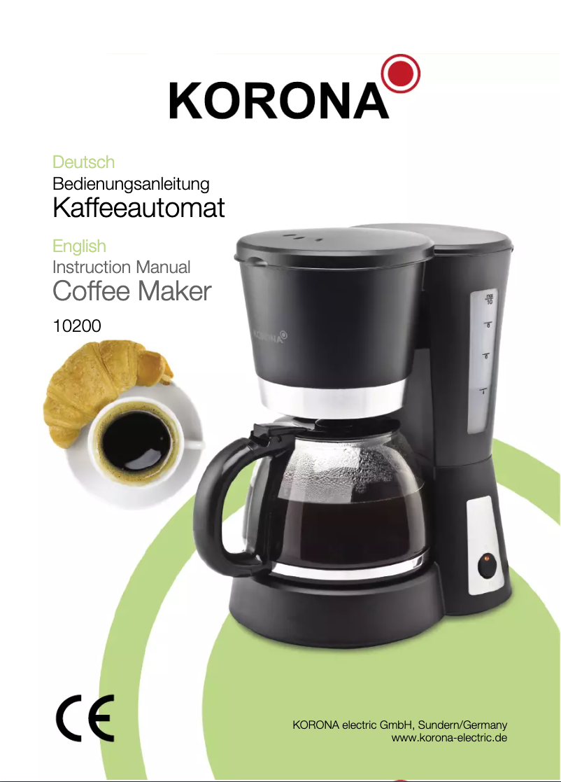 Page n°1 - Manuel utilisateur Korona 10200