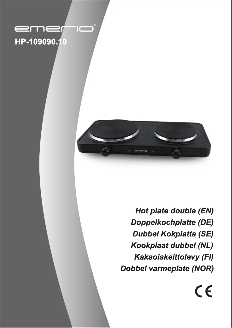 Page 1 de la notice Manuel utilisateur Emerio HP-109090.10