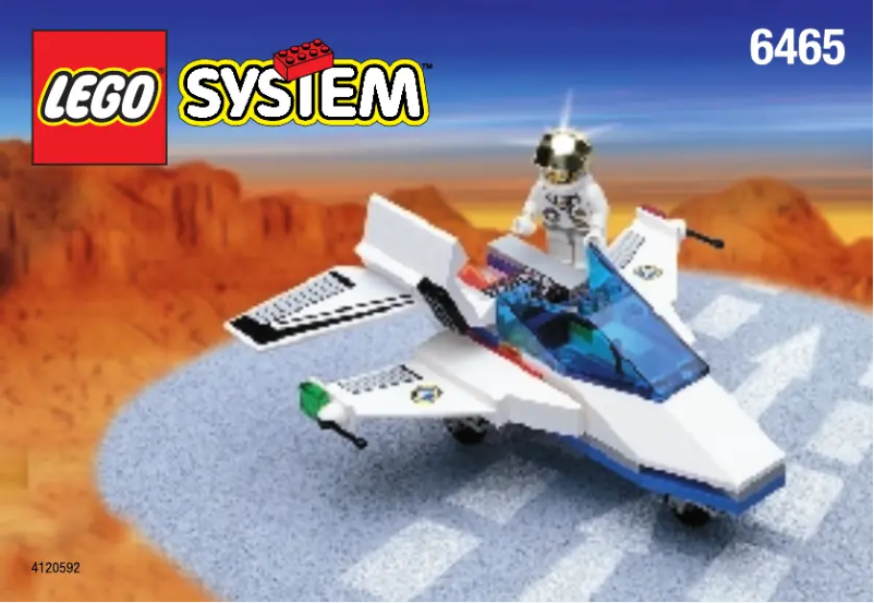 Page 1 de la notice Manuel utilisateur Lego TEST PLANE