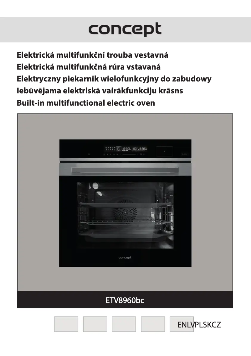 Page 1 de la notice Manuel utilisateur Concept ETV8960BC