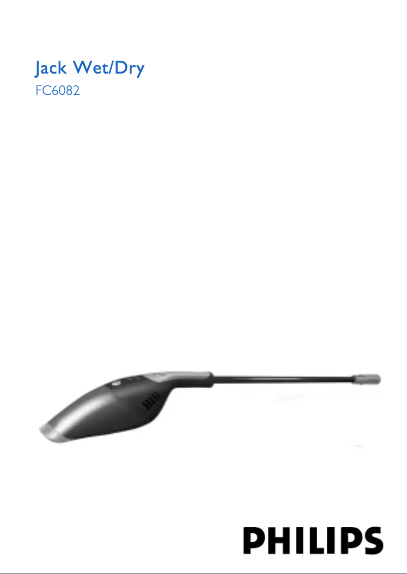 Imagen de la primera página del manual del dispositivo Daisy Deluxe Wet/Dry FC6082