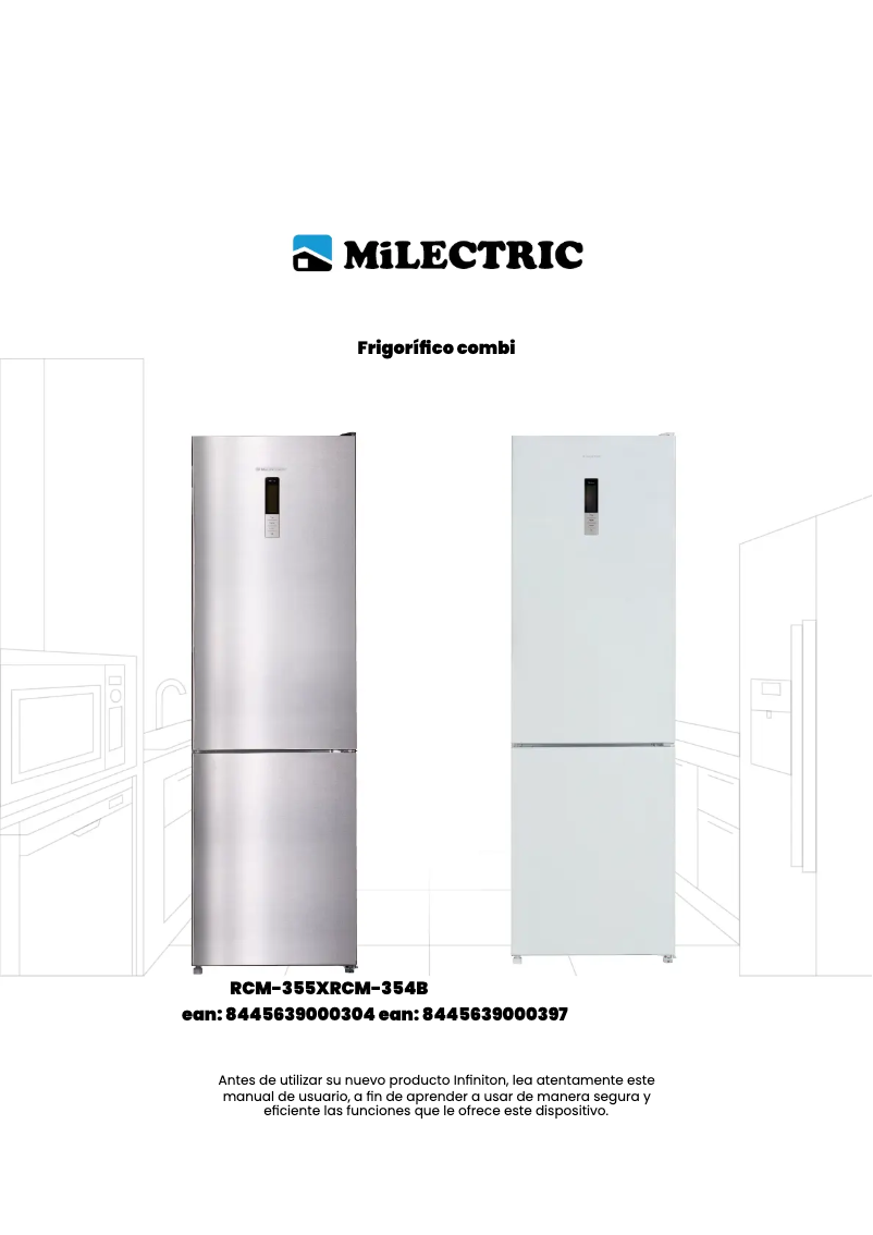 Page 1 de la notice Manuel utilisateur Milectric RCM-355X