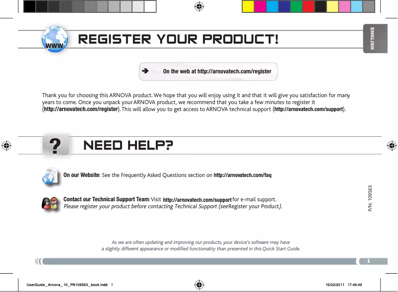 Image de la première page du manuel de l'appareil 10