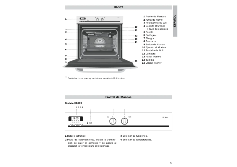 Page n°1 - Manuel utilisateur Teka HI 609