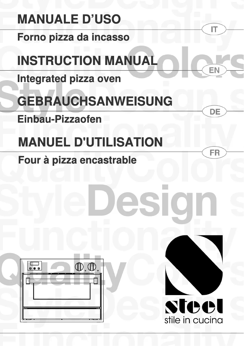 Image de la première page du manuel de l'appareil Pizza oven