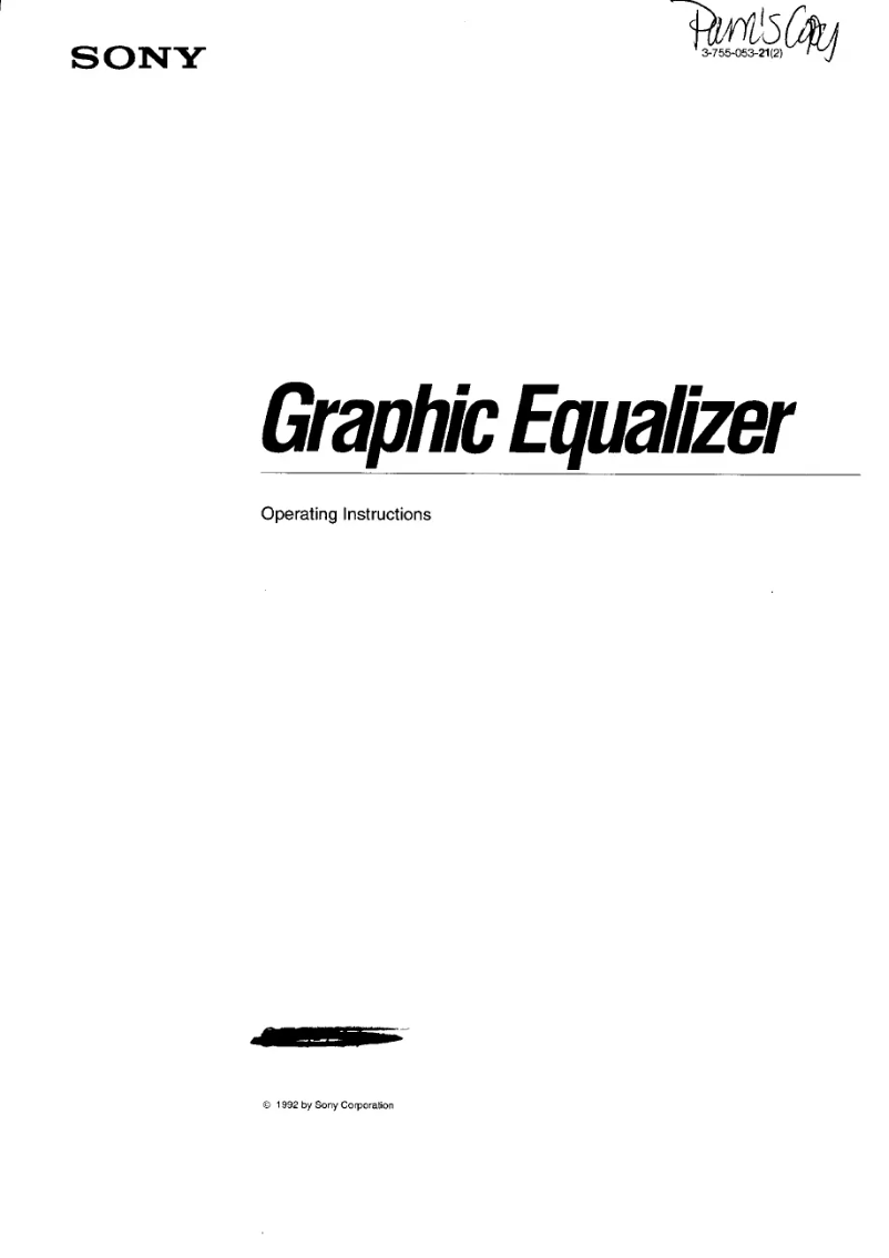 Image de la première page du manuel de l'appareil SEQ-711