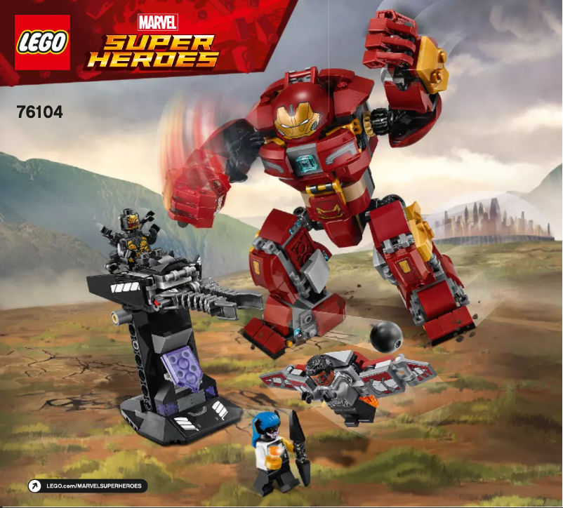 Page 1 de la notice Manuel utilisateur Lego Marvel Super Heroes 76104