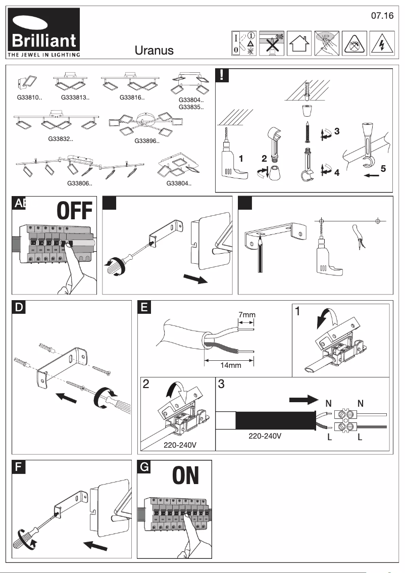 Página 1 del manual Manual de usuario Brilliant Uranus