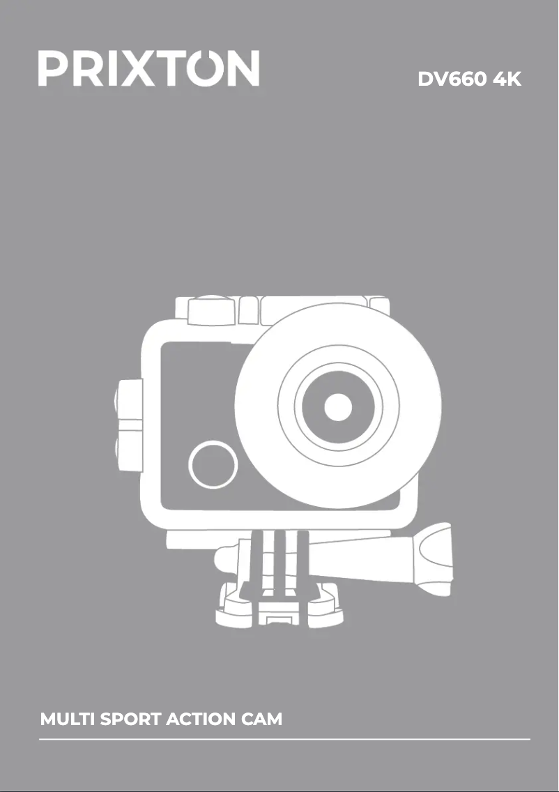 Image de la première page du manuel de l'appareil DV660 4K