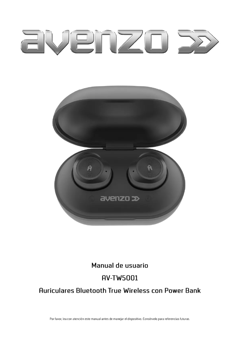 Page n°1 - Manuel utilisateur Avenzo AV-TW5001B