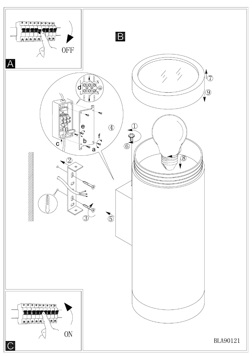 Page n°1 - Manuel utilisateur Eglo Ascoli