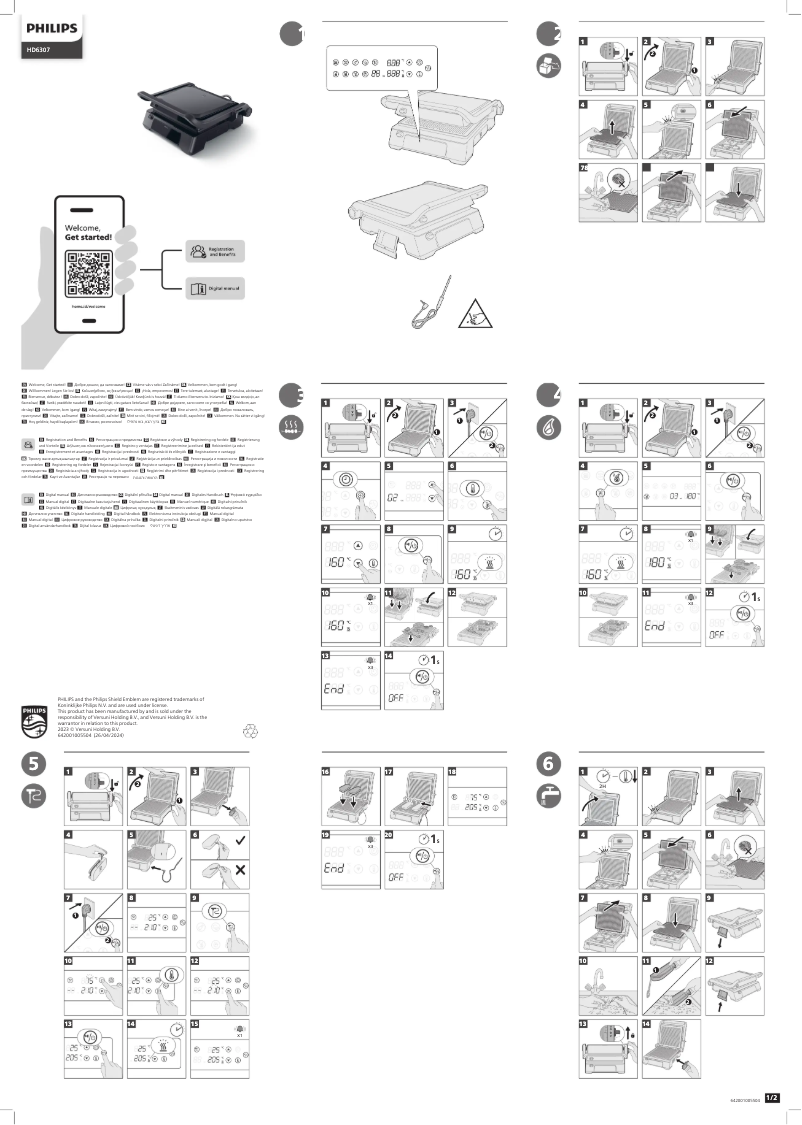 Image de la première page du manuel de l'appareil HD6307
